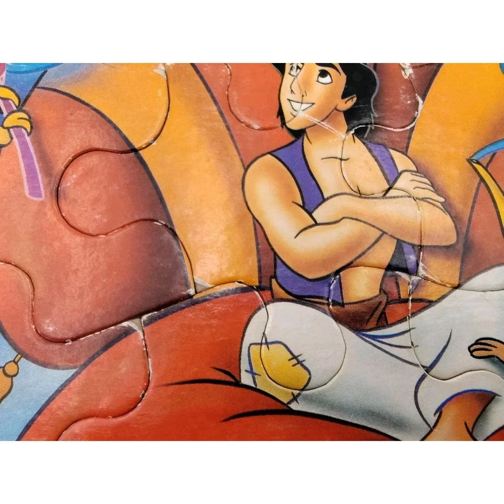 ALADDIN Walt Disney's PUZZLE VTG Golden Kids Collect Rare SEE B59.1ES1138